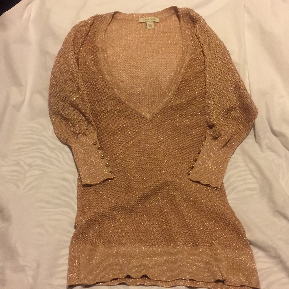 Boston proper cooper color with gold shimmer